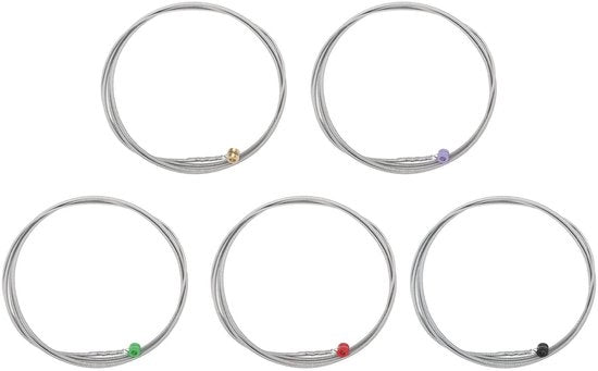 Set di 5 Corda Basso Elettrico con Testa di Ballo Colorata