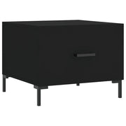 Tavolino da salotto | Tavolino da caff¨¨ | Tavolino da Soggiorno Nero 50x50x40 cm in Legno Multistrato