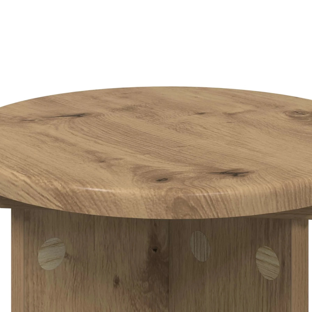 Supporto per piante 2 pcs Rovere Artigianale Ø29,5 x 40 cm 899743