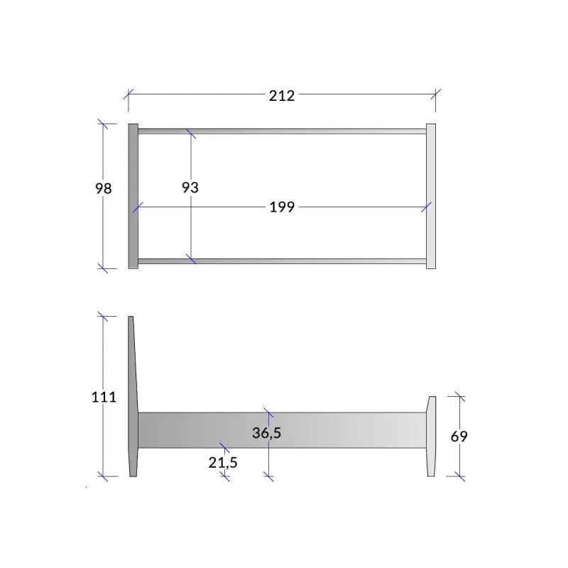 Cameretta da letto completa legno massello shabby verde miele - Mobili 2G