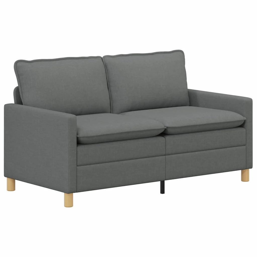 Set di divani 2 pz Grigio Scuro Tessuto 3417138