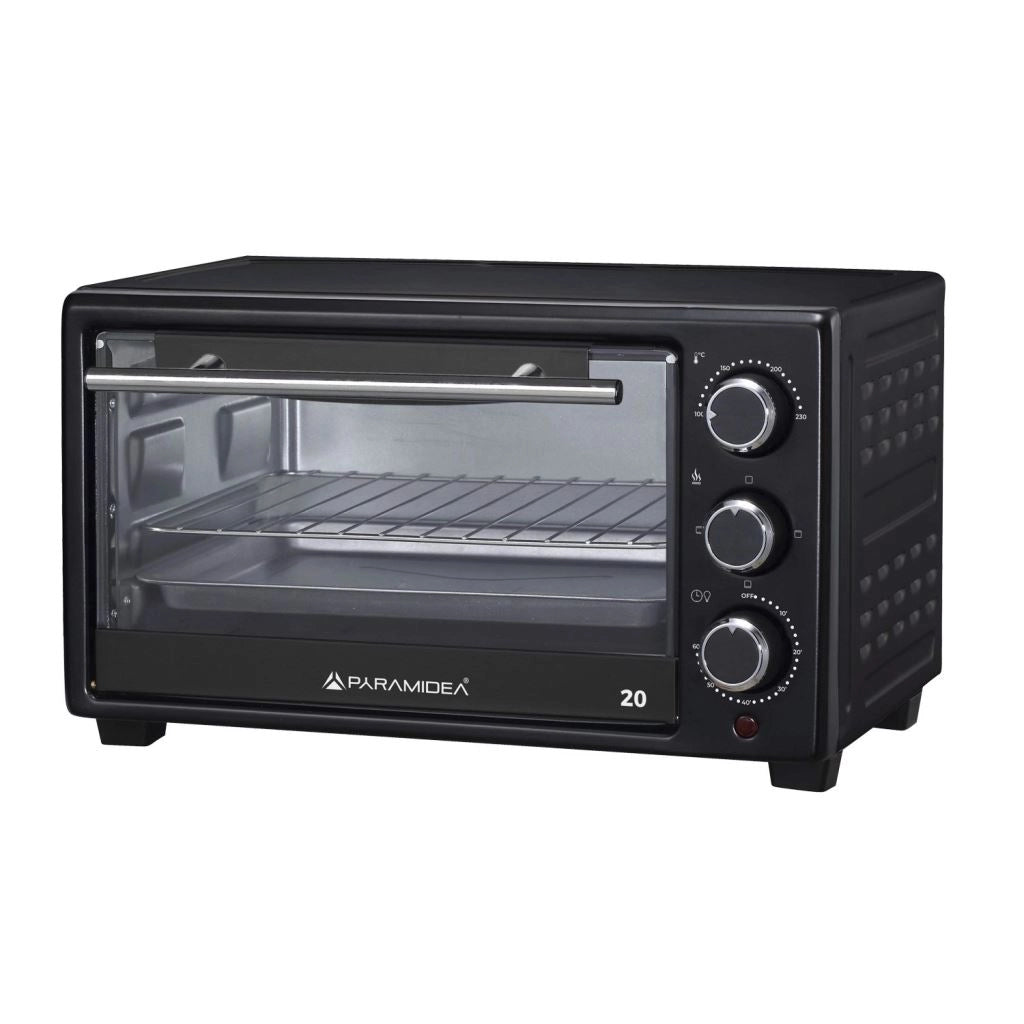 Forno Elettrico con Timer Nero Capacità 20 Litri 1280 Watt