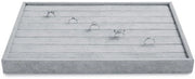 Panno di esposizione per gioielli con chiusura a ritselli - Organizzatore - Display per gioielli - Parete divisoria regolabile - Materiale di composito di alta qualità in legno