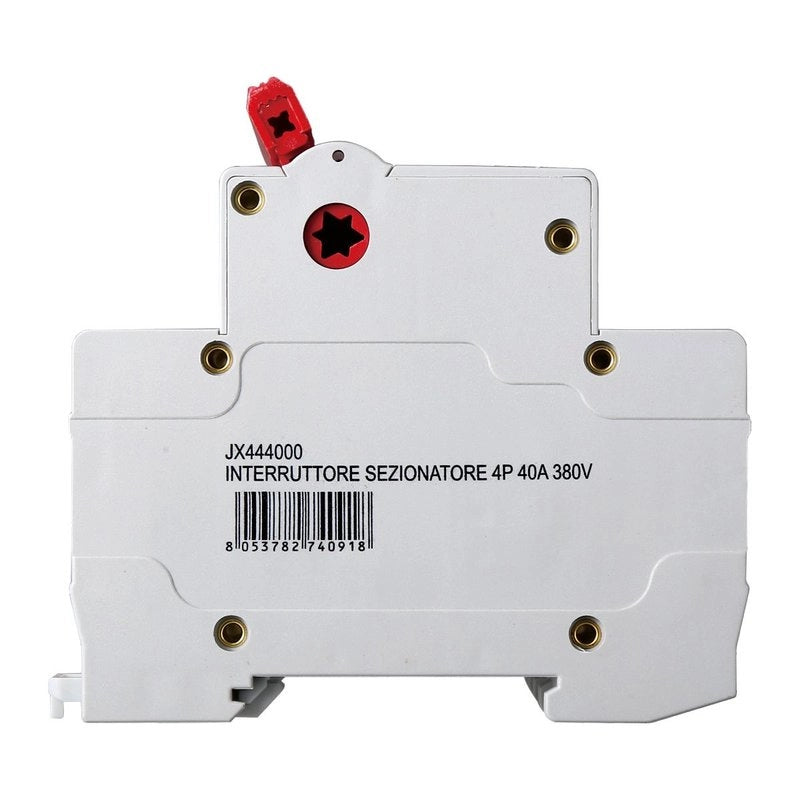 Interruttore Sezionatore 4P 40A 415VAC Guida DIN JXH1-125-4P-40A