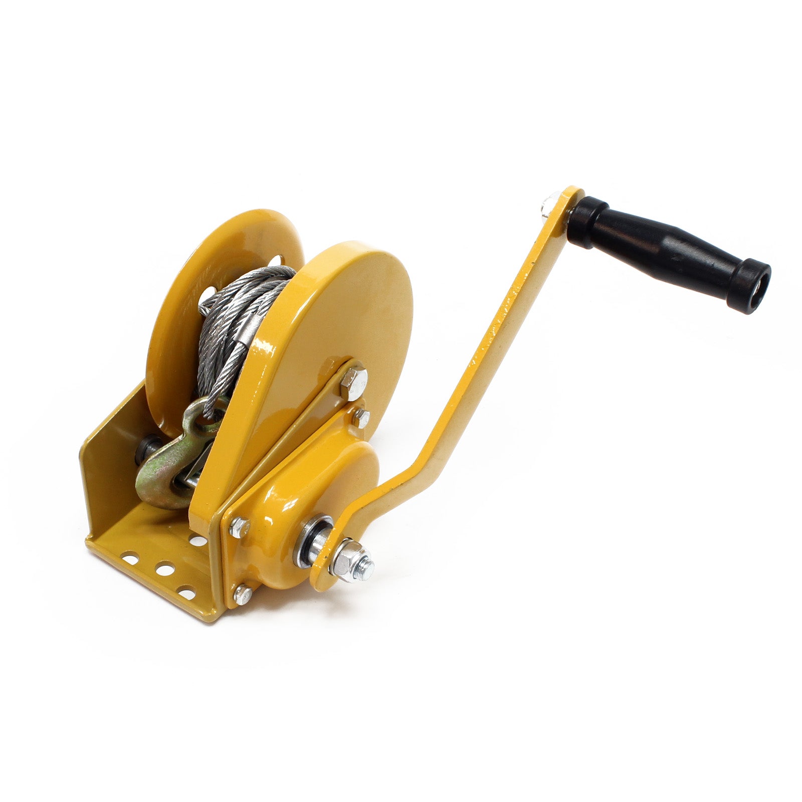 Verricello manuale 540 kg 10 m rapporto di trasmissione 4.2:1 argano a fune