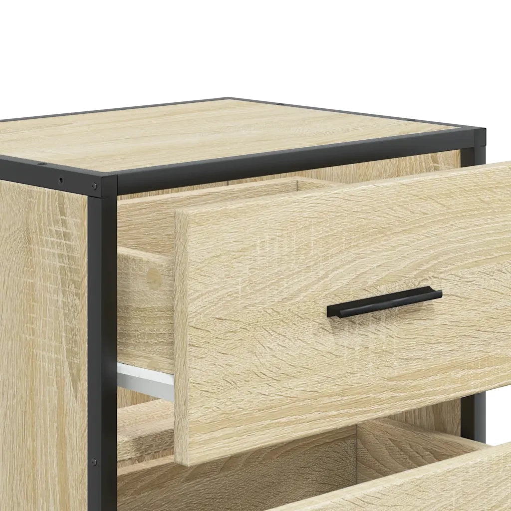 Comodino a Muro Rovere Sonoma 40x31x39,5 cm 848726