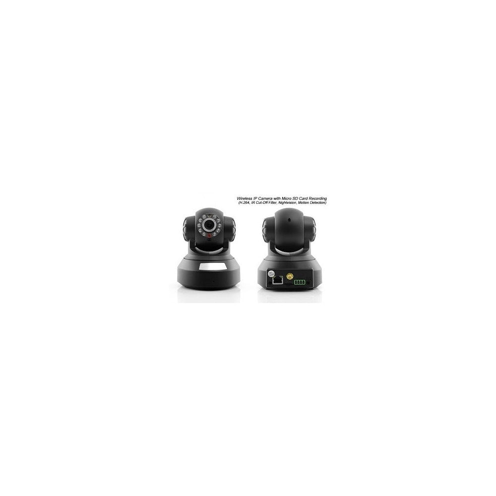 Trade Shop - Telecamera Di Sorveglianza Ip Cam Hd 720p Wireless Led Ir Lan Motorizzata Wifi -