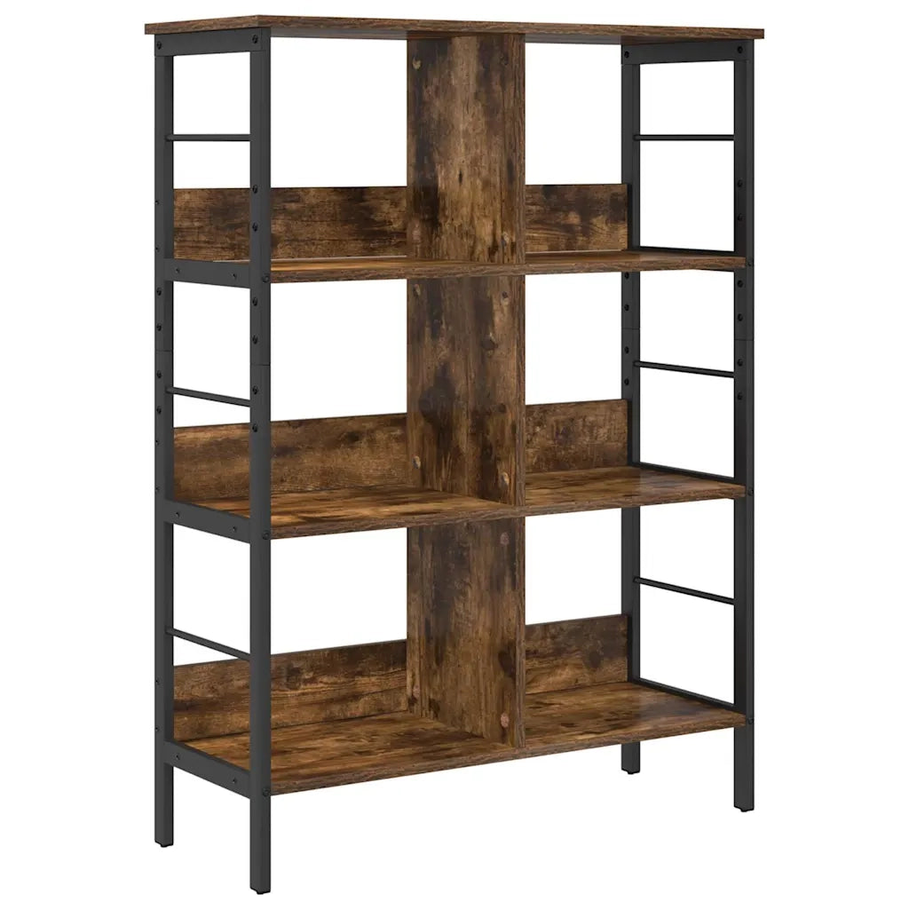 Libreria Rovere fumé 82 x 32 x 112 cm Legno multistrato