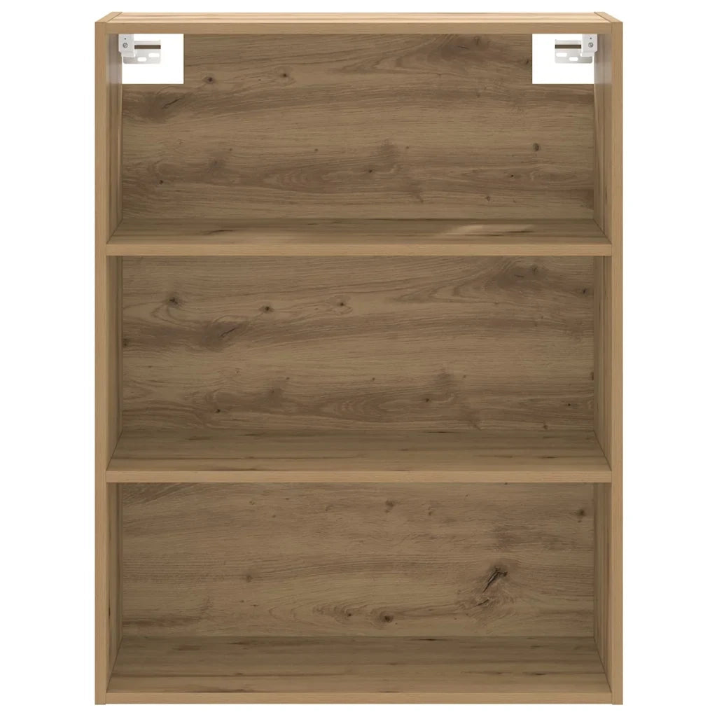 Mobile contenitore moderno a parete 69,5 x 32,5 x 90 cm finitura rovere ingegnerizzato realizzato artigianalmente 02_0051020