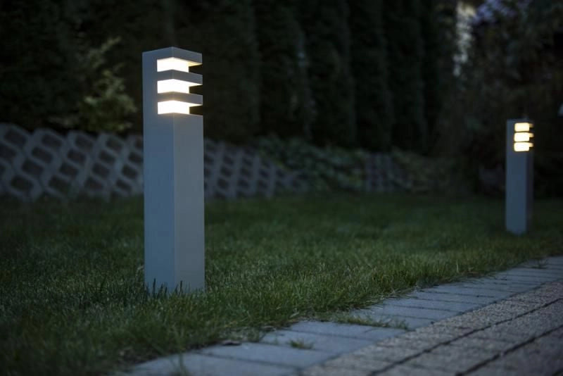Lampione da giardino 75 cm E27 nero IP54 SU-MA RADO