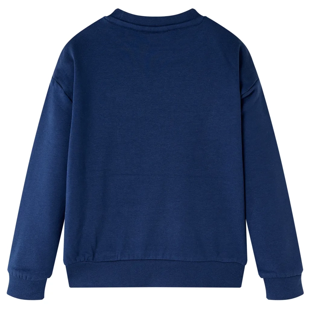 Felpa da Bambina Blu Marino 128 13667
