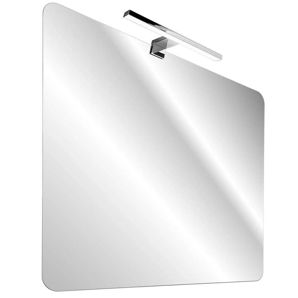 Set mobili da bagno contenitore con specchio effetto rovere 03_0009425