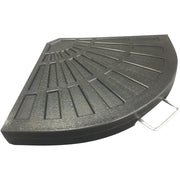 Trade Shop - Supporto Base Per Ombrellone Peso Piede D'appoggio Nero Con Maniglia Metallo 020702 -