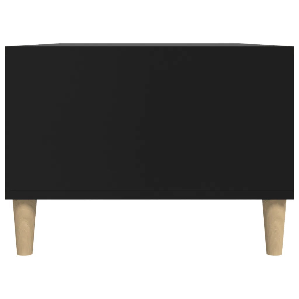 Tavolino da Salotto Nero 90x50x36,5 cm in Legno Multistrato 821061