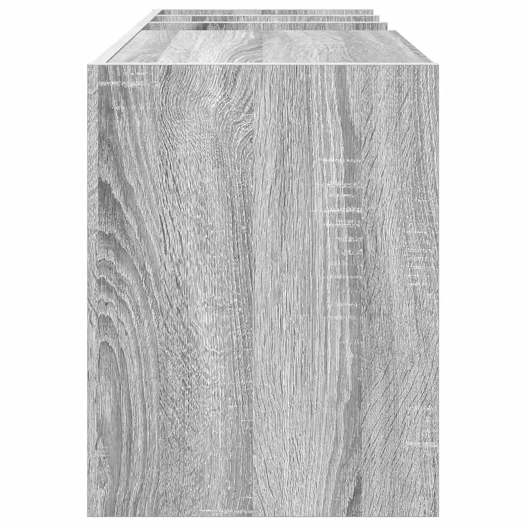 Mobile porta vinili Grigio Sonoma 78.5 x 35 x 45 cm 891077