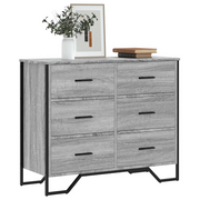 Cassettiera Grigio Sonoma 91x35,5x74,5 cm in Truciolato 3295305