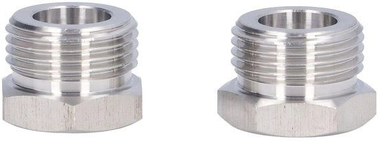 Adattatore per Brewer in Acciaio Inossidabile - Resistente a Temperature Estreme - G5/8 - 1/4MFL - Per Apparecchiature Pneumatiche - Duraturo e Affidabile