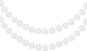 Bolslinger decorativo a forma di pompon - 2m lungo - 24 palline - decorazione per festa di Natale e compleanni