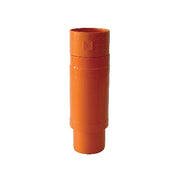 GIUNTO DI RIPARAZIONE 2 PEZZI PVC ARANCIO- Diam. 50- ESCLU- pezzi 1