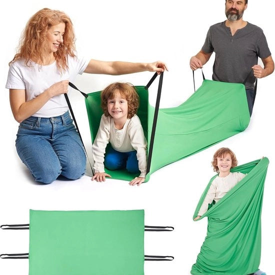 Tunnel di rilassamento portatile per bambini Tunnel sensoriale per bambini Giochi all'aperto per la famiglia Attività per bambini in età prescolare Giocattoli per bambini