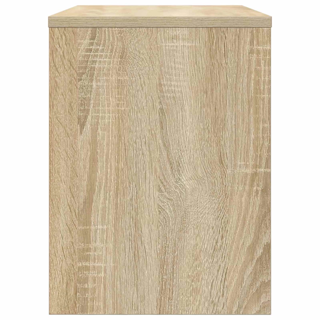 Mobile TV rettangolare moderno con pratico ripiano per soggiorno 60 x 30 x 40 cm in legno di quercia Sonoma 02_0058363