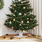 Supporto per Albero di Natale Bianco 50 x 50 x 15,5 cm Acciaio 42019201