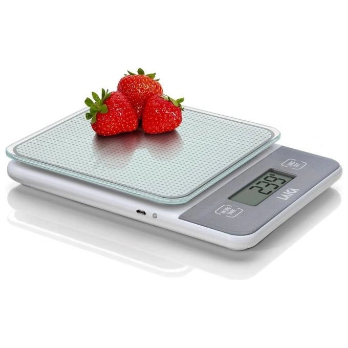 Laica KS1320 bilancia da cucina Bianco Superficie piana Rettangolo Bilancia da cucina elettronica