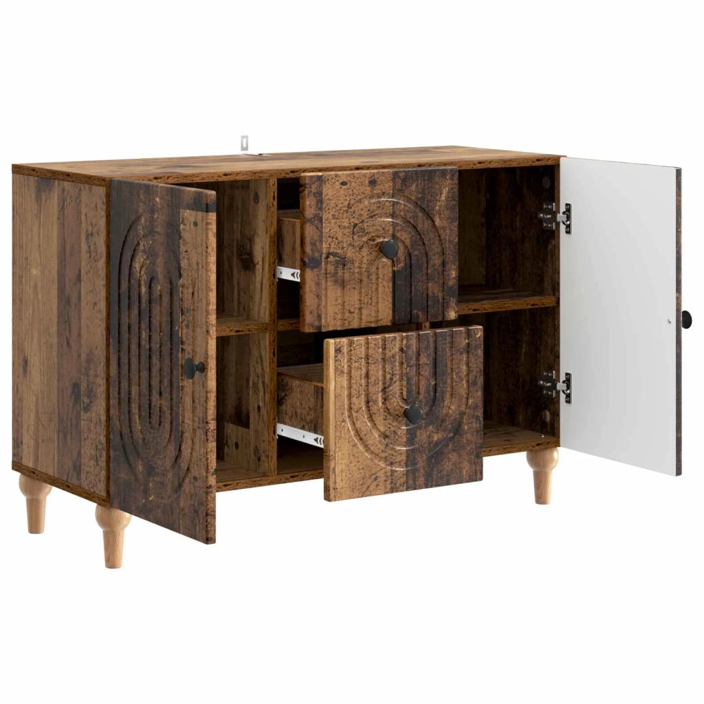 Mobile TV Legno antico 89 x 34,5 x 60 cm Legno ingegnerizzato