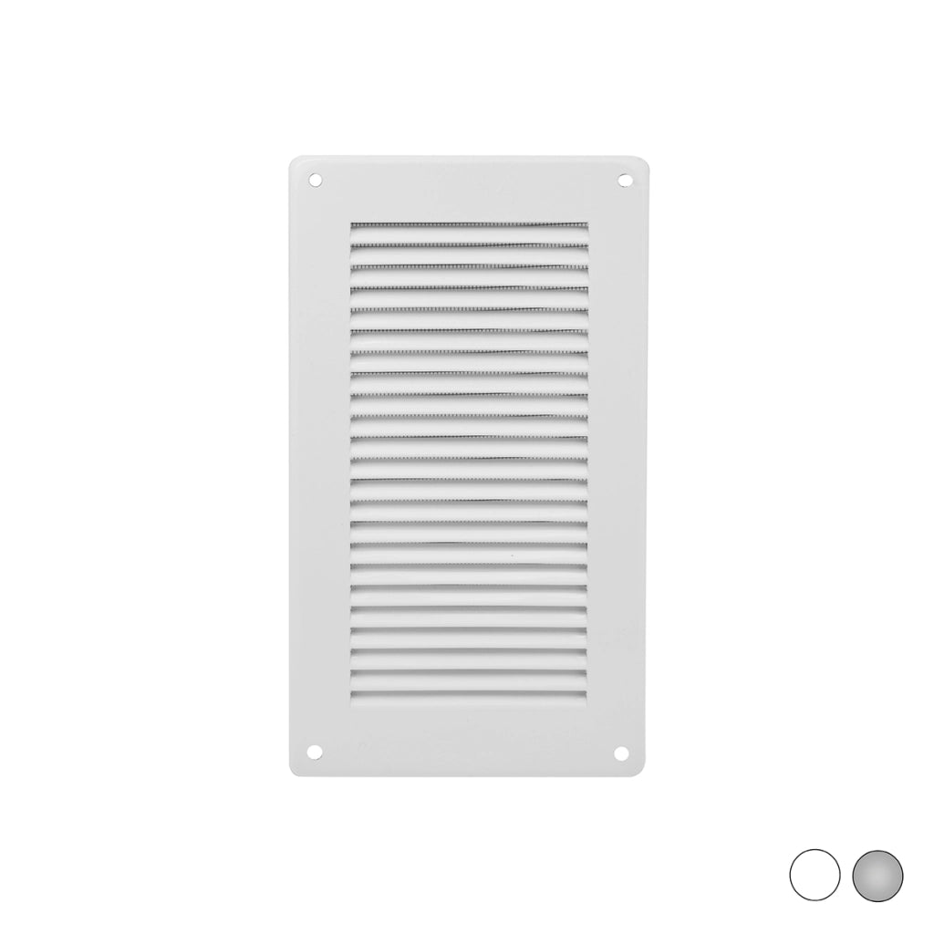 GRIGLIA DA SOVRAPPORRE IN METALLO CON RETE L. 140 X H. 240 MM- Bianco- FIRST- pezzi 1