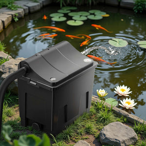 Filtro bio CBF-200A Sistema filtrante a 1 camera 6.000 l/h Materiale filtrante incluso