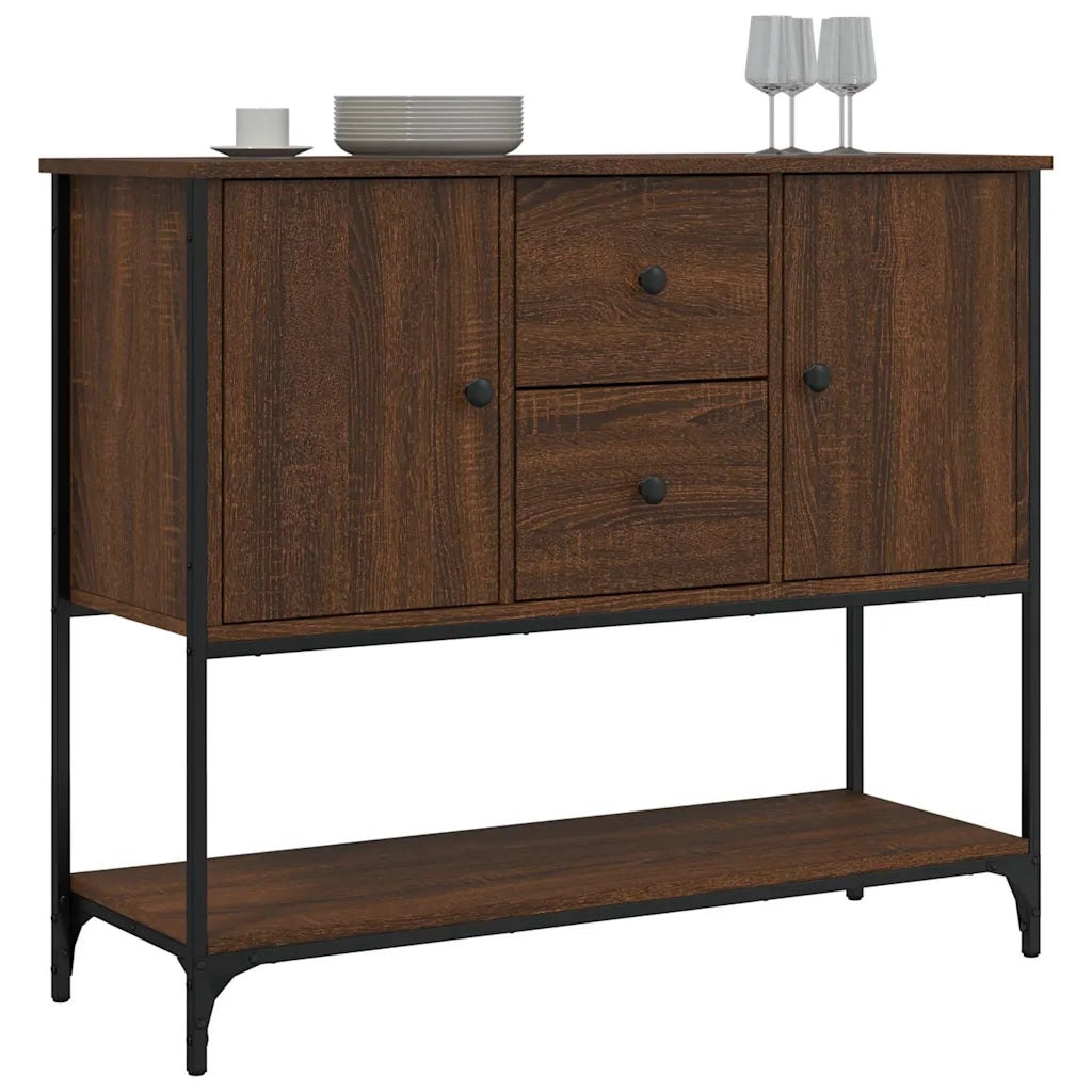 Credenza Rovere Marrone 100x36x85 cm in Legno Multistratocod mxl 131328