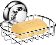 Cestello multifunzionale con presa di vetro per cucina e bagno senza perforazione
