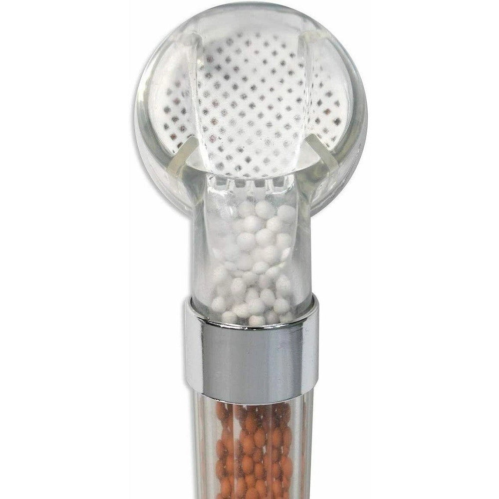 Trade Shop - Soffione Doccia 59174 Sassi Purificanti Anticalcare Filtro Depuratore Getto Forte -
