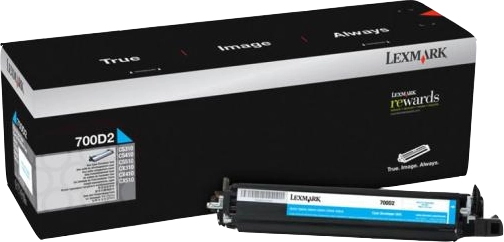 ORIGINAL Lexmark Unità sviluppatore ciano 700D2 70C0D20 ~40000 Seiten