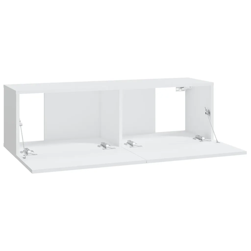 Set di Mobili Porta TV 6 pz-Set di 6 Credenza per TV Bianco in Legno Multistrato 280648