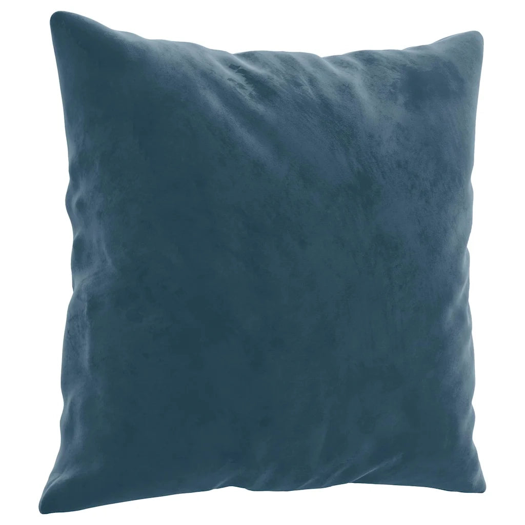 Cuscini Decorativi 2 pz Blu 40x40 cm in Velluto cod mxl 48977