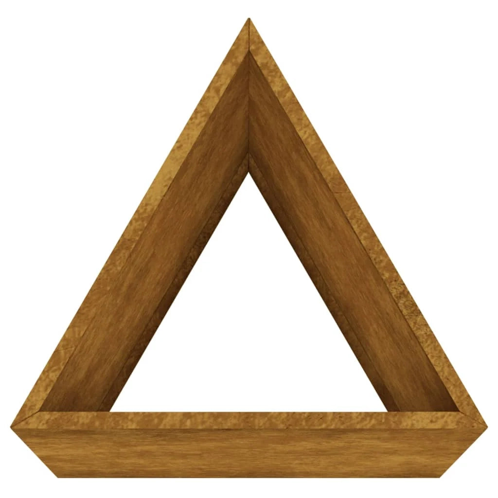 Fioriera rialzata per piante fiori terrazza giardino 30 x 26 x 75 cm acciaio corten marrone 02_0037481