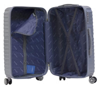 Trolley Valigia Grande Rigida in ABS 4 Ruote TSA Ravizzoni Calipso Silver