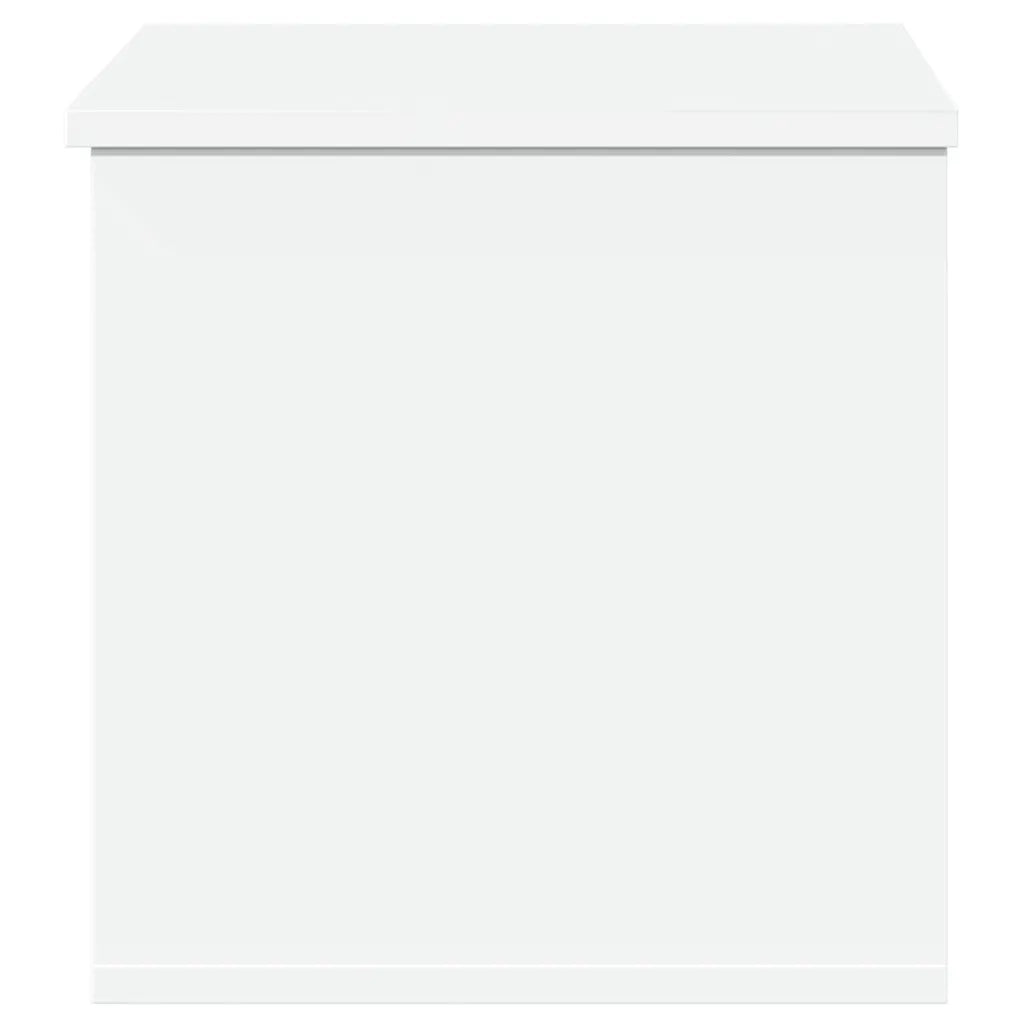 vidaXL Contenitore Portaoggetti Bianco 60x35x35 cm in Truciolato
