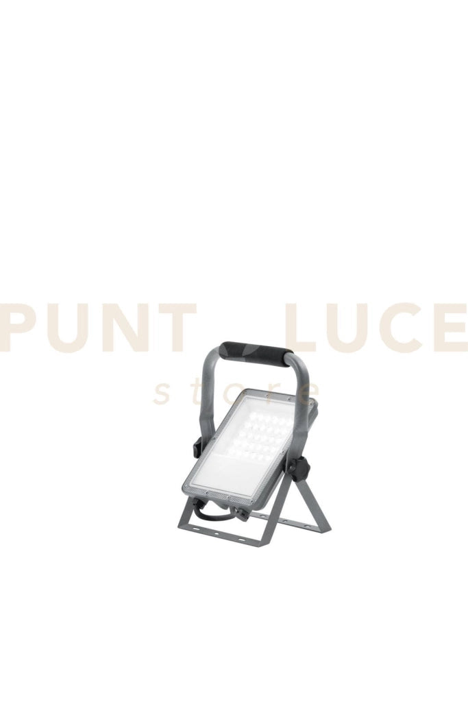 PROIETTORE PORTATILE LED 30W 3000LM CCT 3000K / 4000K / 6500K SILVER IP65 CON MANICHETTA