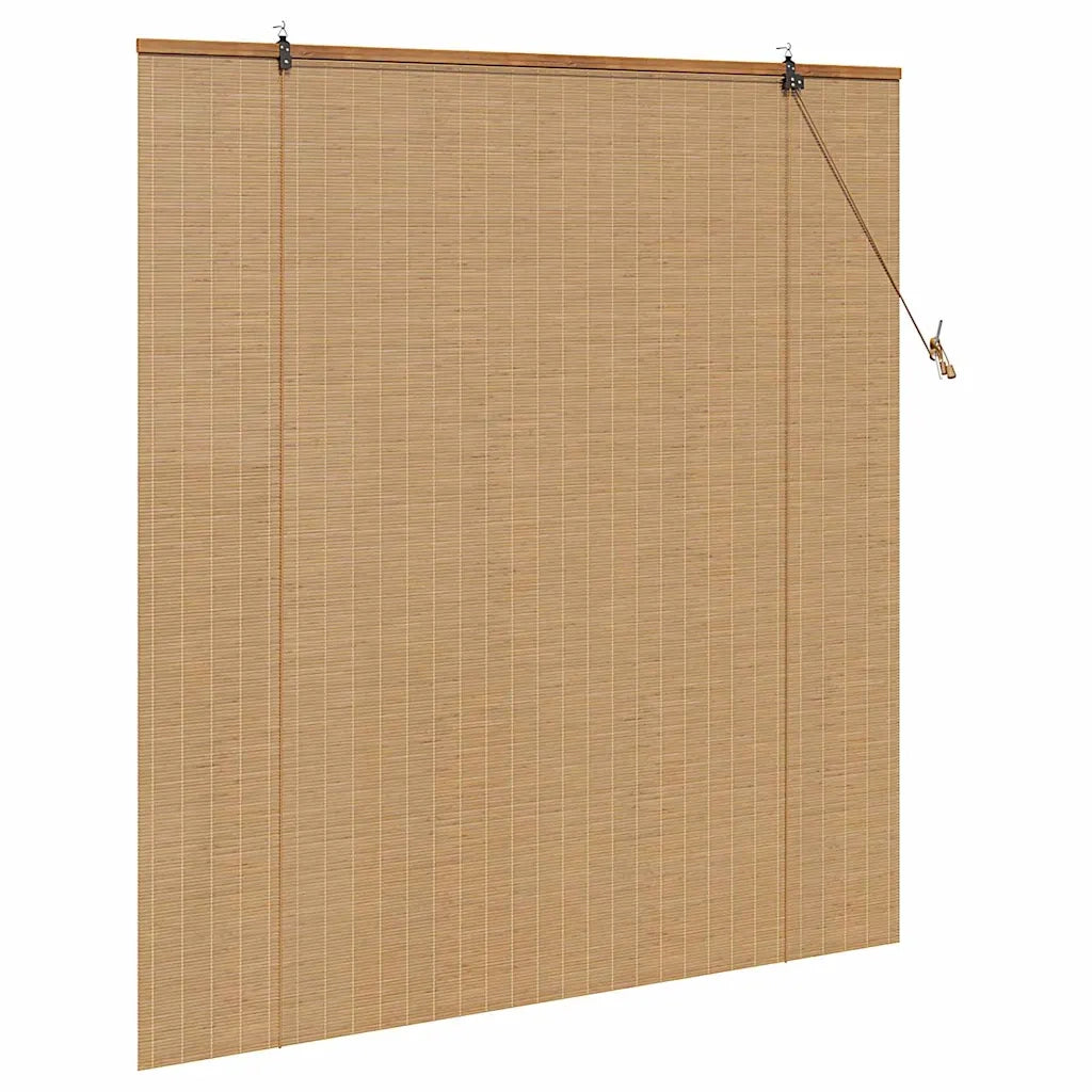 vidaXL Tende e Tapparelle per Finestre con tende Marrone Chiaro Bambù