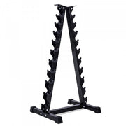 Trade Shop - Rastrelliera Supporto Per Manubrio Nero Contiene Fino A 20 Manubri Da Training -
