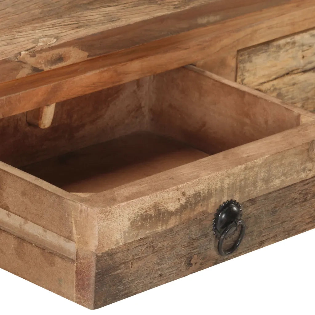 Tavolo Consolle 90,5x30x75cm in Legno di Acacia e di Recupero 320381