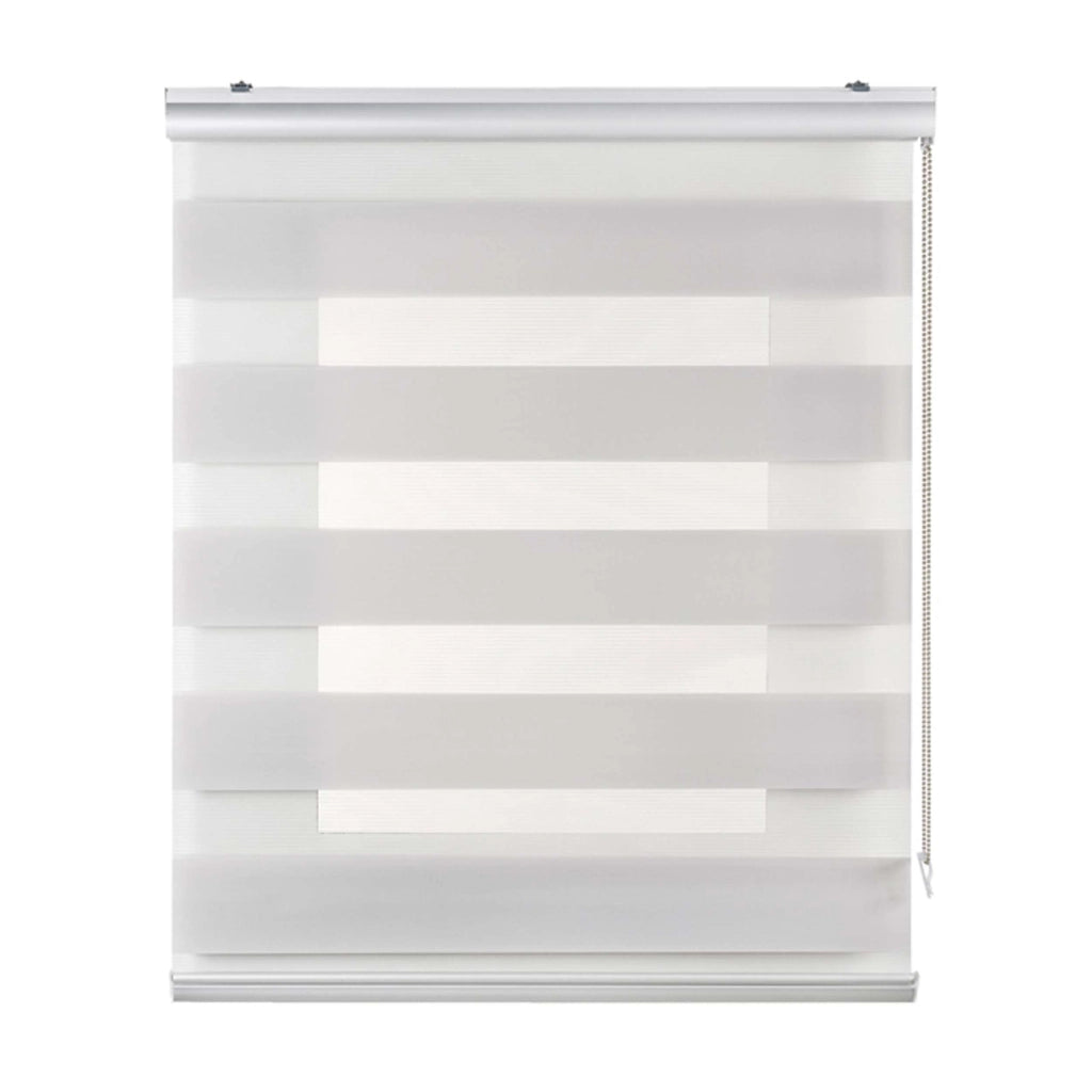 Tenda a Rullo giorno / notte Premium Con Finiture premium Grigiochiaro 120x250 cm