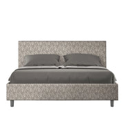 Letto Matrimoniale 160x210 cm con Rete Adele Era 02 Grigio