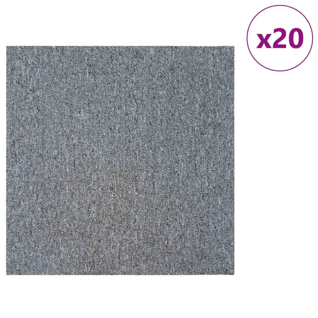 Piastrella per Tappeto Grigio Chiaro 50 x 50 cm 20 pz CFW6419592