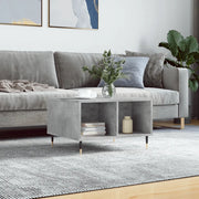 Tavolino Salotto-Tavolino da soggiorno-Tavolo Grigio Cemento 60x50x36,5 cm Legno Multistrato 573574