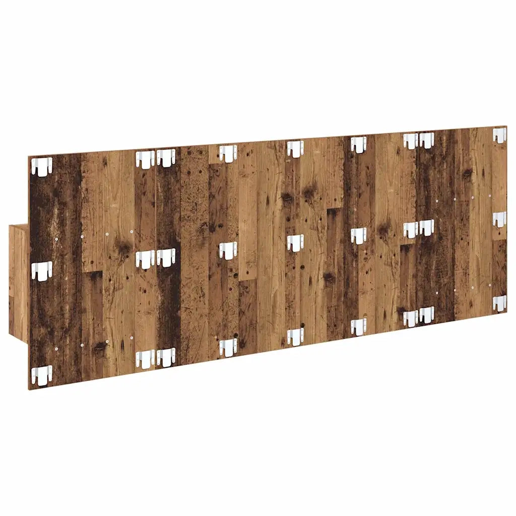 Testata con Comodino 3 pcs Legno vecchio Legno multistrato 3415734