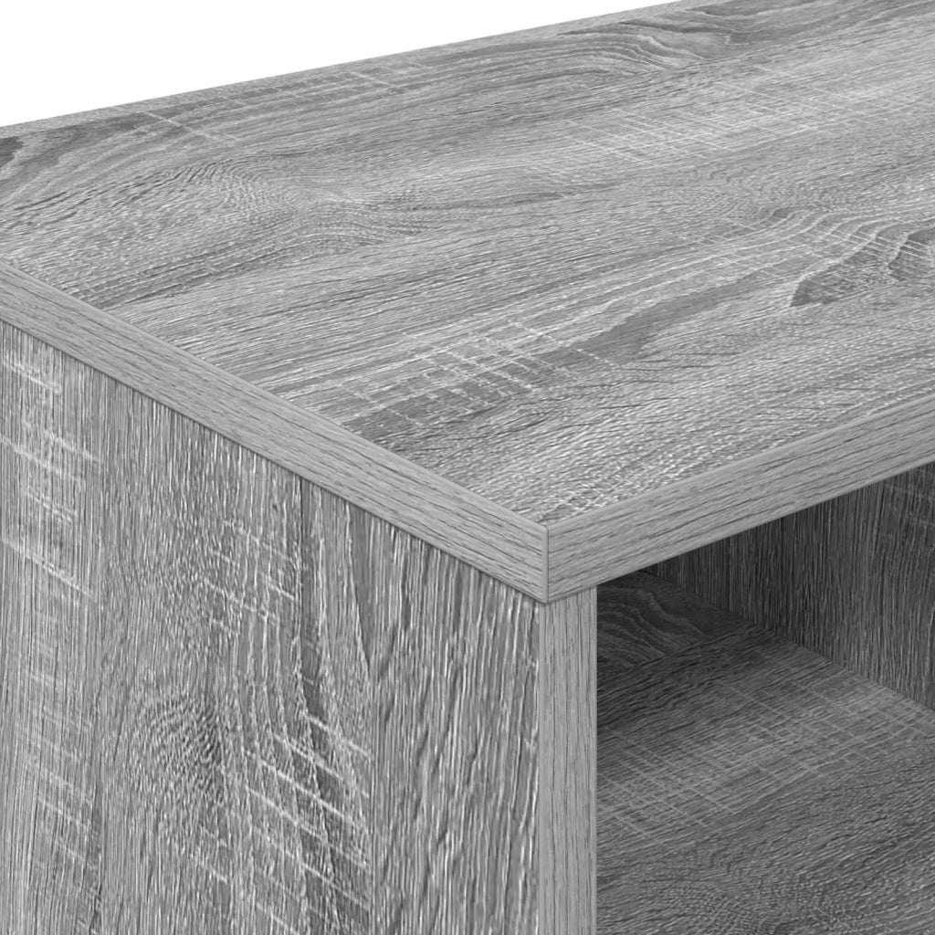 Armadietto per letto 2 pcs Sonoma grigio 66 x 33 x 48 cm