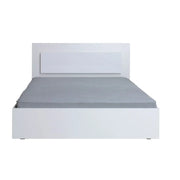 Letto SENA – Letto matrimoniale 160x200 cm con doghe incluse – Colore bianco lucido